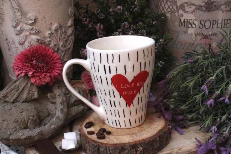 Sprüche Tasse Kaffeebecher Spruch I love you more
