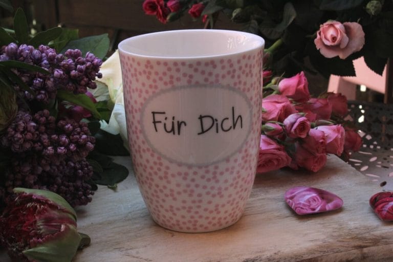 Sprüche Tasse Henkeltasse Kaffeebecher Für Dich