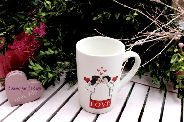 Sprüche Tasse oder Kaffeebecher mit Spruch Love