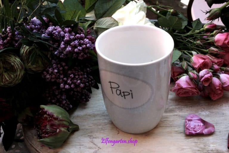Mea Living Henkelbecher Sprüche Tasse Papi