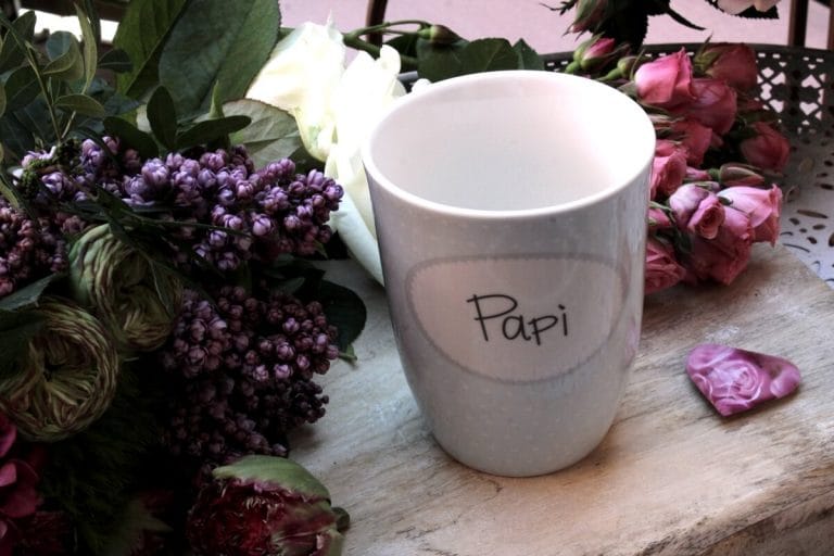 Mea Living Henkelbecher Sprüche Tasse Papi