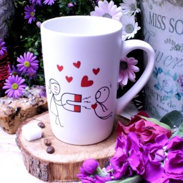 Sprüche Tasse Henkelbecher Kaffeebecher Herzmagnet