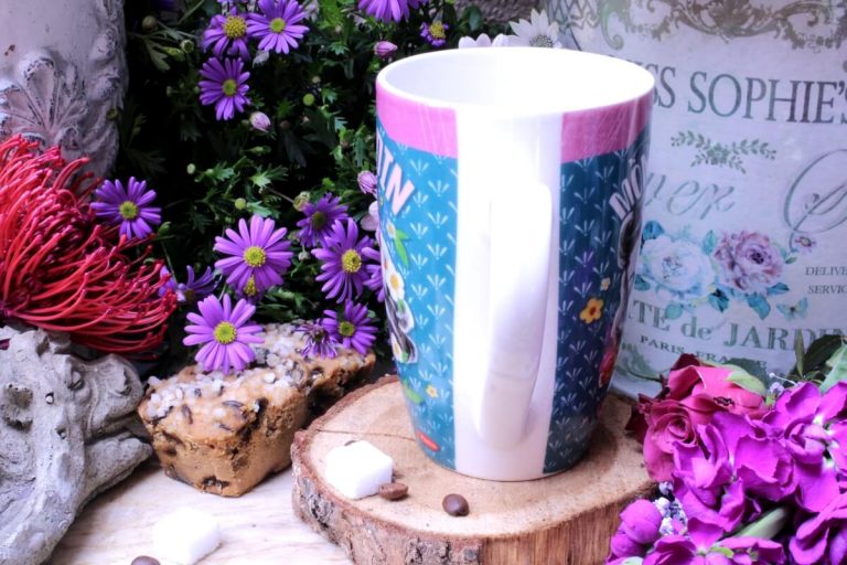 Sprüche Tasse Kaffebecher Nostalgie Mon Jardin