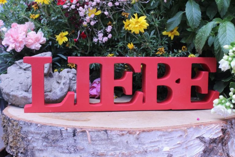 Deko Aufsteller Holz Coole Designs Liebe