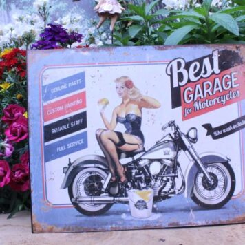 Deko Blechschild Coole Designs zum Aufhängen Best Garage