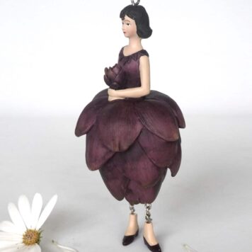 Deko Figur Blumenmädchen Artischockenmädchen zum Hängen