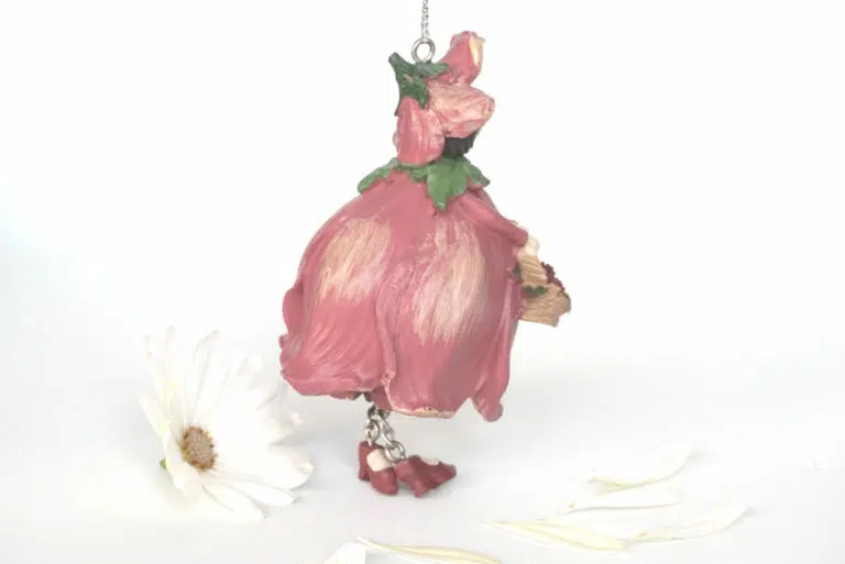 Deko Figur Blumenmädchen Mohnblumenmädchen zum Hängen