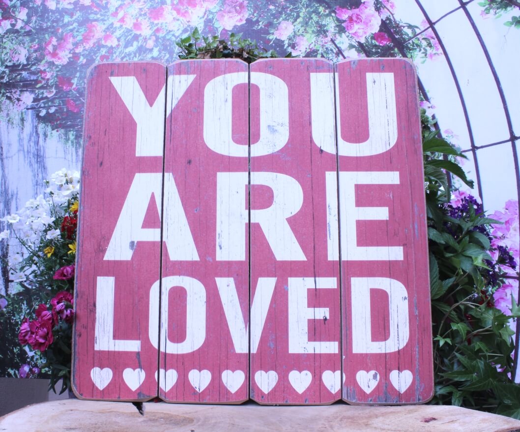 Deko Holzbild Coole Designs Zum Aufhangen You Are Loved Elfengarten Dormagen