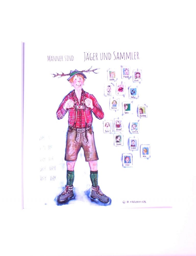 SweetDesign by Nala Passpartout Männer sind Jäger und Sammler