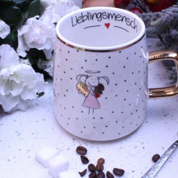 Mea Living Henkelbecher Lieblingsmensch Rose