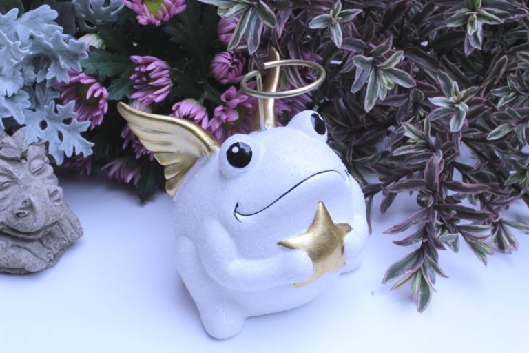 Pomme Pidou Spardose Frosch Freddy Angel