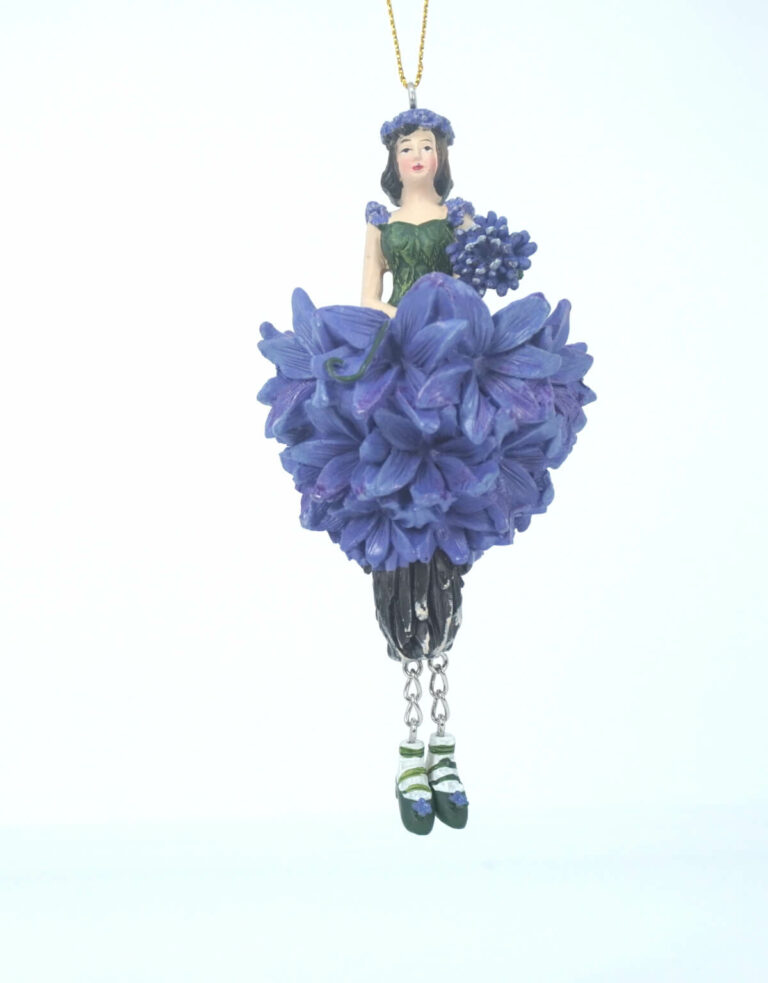 Deko Figur Blumenmädchen Kornblumenmädchen zum Hängen – Bild 6