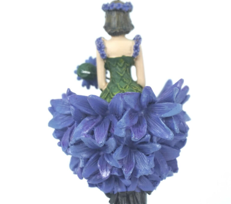 Deko Figur Blumenmädchen Kornblumenmädchen zum Hängen