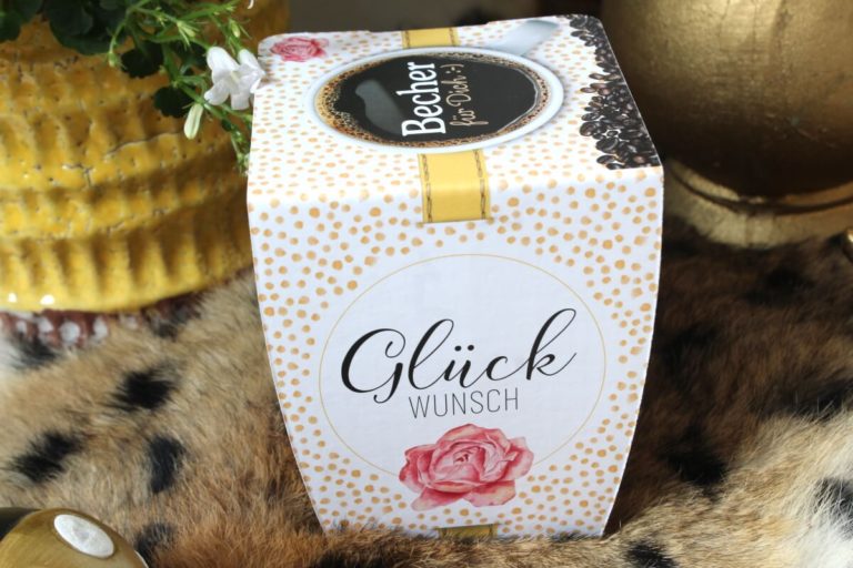 Henkelbecher Sprüche Kaffeetasse Glück Wunsch