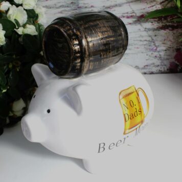 Pomme Pidou Spardose Sparschwein No.1 Dads Beer Money