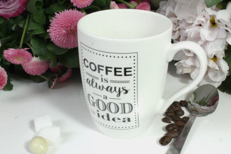 Henkelbecher Sprüche Kaffeetasse Coffee is always a Good idea