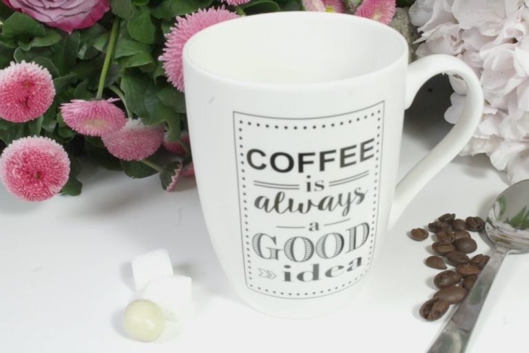 Henkelbecher Sprüche Kaffeetasse Coffee is always a Good idea