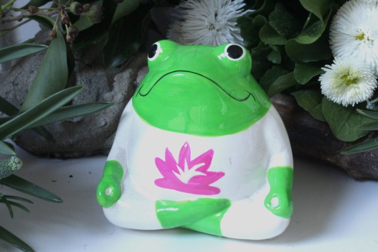 Pomme Pidou Spardose Frosch Freddy Yogi