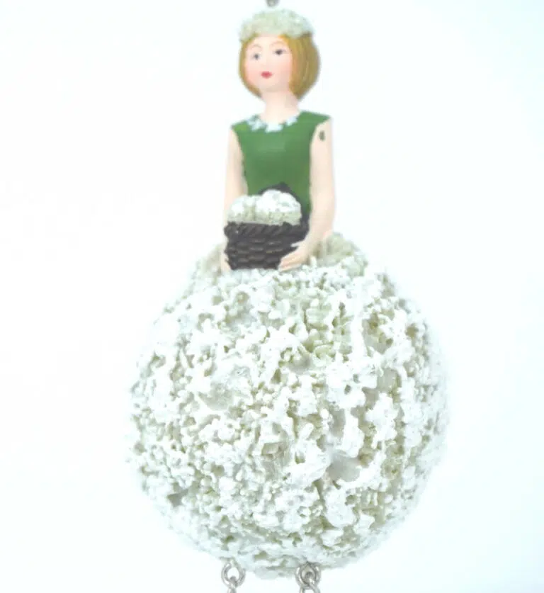 Deko Figur Blumenmädchen Alliummädchen zum Hängen