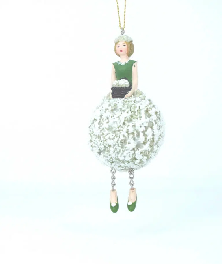 Deko Figur Blumenmädchen Alliummädchen zum Hängen