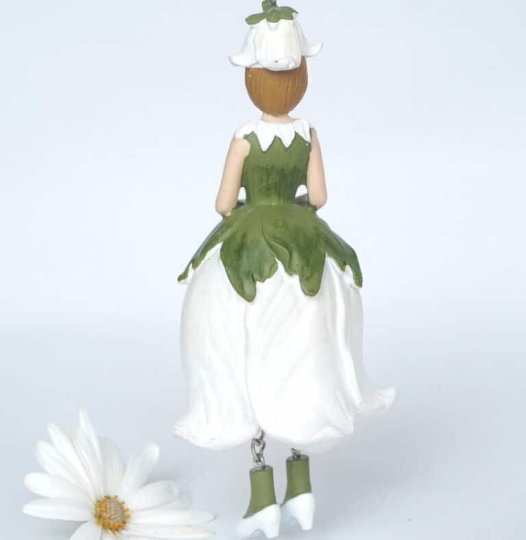 Deko Figur Blumenmädchen Glockenblumenmädchen zum Hängen