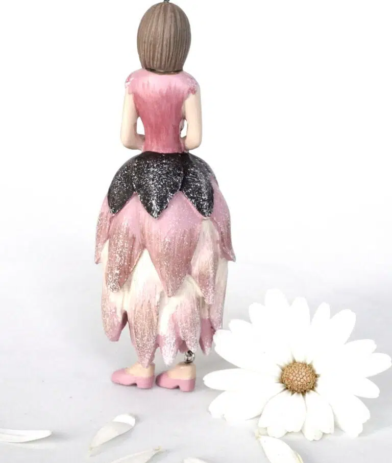 Deko Figur Blumenmädchen Proteamädchen rosa zum Hängen