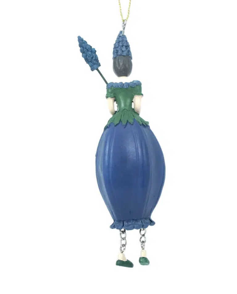 Deko Figur Blumenmädchen Traubenhyazinthenmädchen zum Hängen
