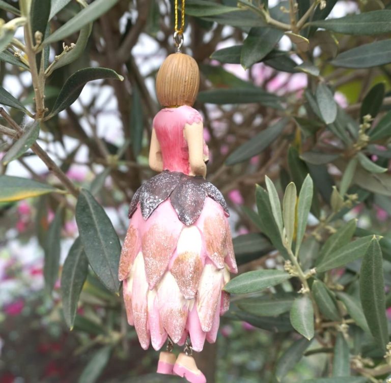 Deko Figur Dekohänger Blumenfee Anemone