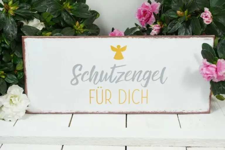 Deko Blechschild Schutzengel Für Dich