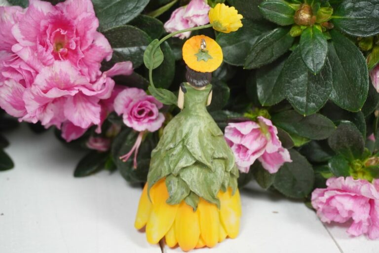 Deko Figur Dekohänger Blumenkind Sonnenblume