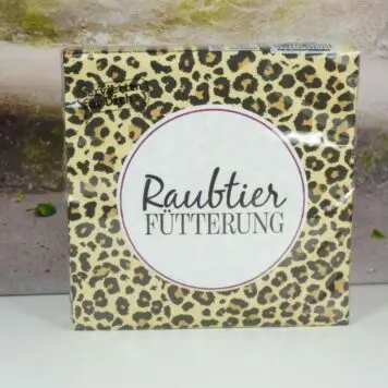 LaVida Servietten für Dich Raubtier Fütterung