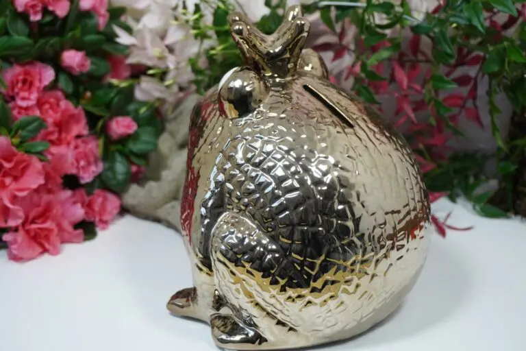Pomme Pidou Spardose Frosch Freddy Gold