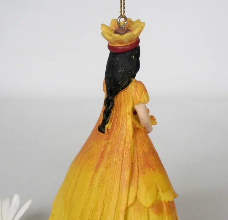 Deko Figur Blumenmädchen Sonnenhutmädchen zum Hängen