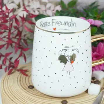 Mea Living Henkelbecher Kaffeetasse Beste Freundin