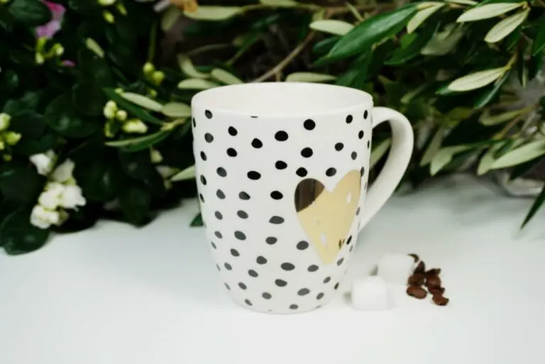 Henkelbecher Sprüche Kaffeetasse Goldherz
