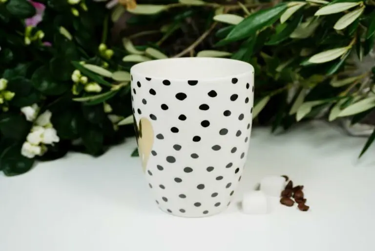 Henkelbecher Sprüche Kaffeetasse Goldherz