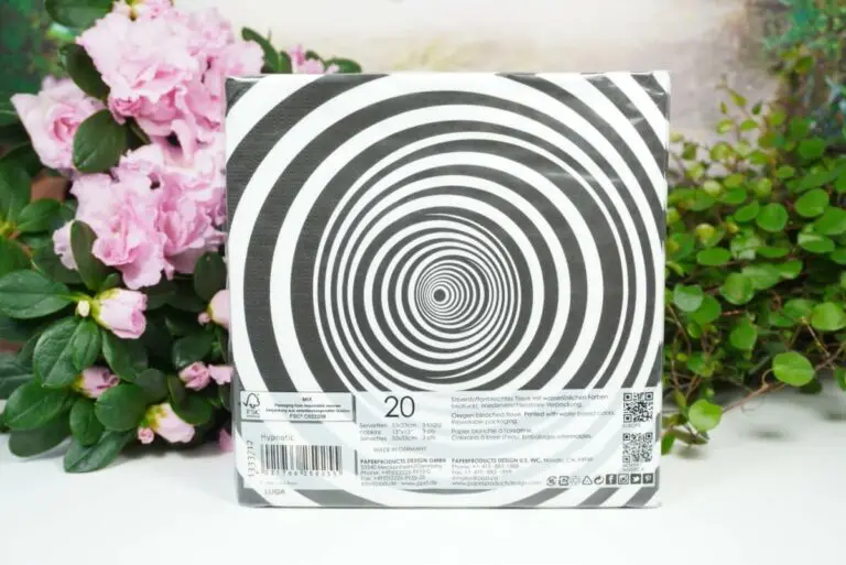 Servietten PPD Black Spiralen