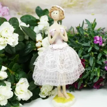 Dekofigur Blütenfee Fee Blumenmädchen Petit Lady