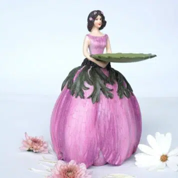 Dekofigur Teelichthalter Blumenmädchen Anemonenmädchen