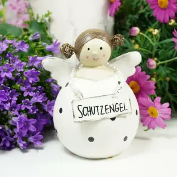 Baden Dekofigur Schutzengel Nana Engel schwarze Punkte