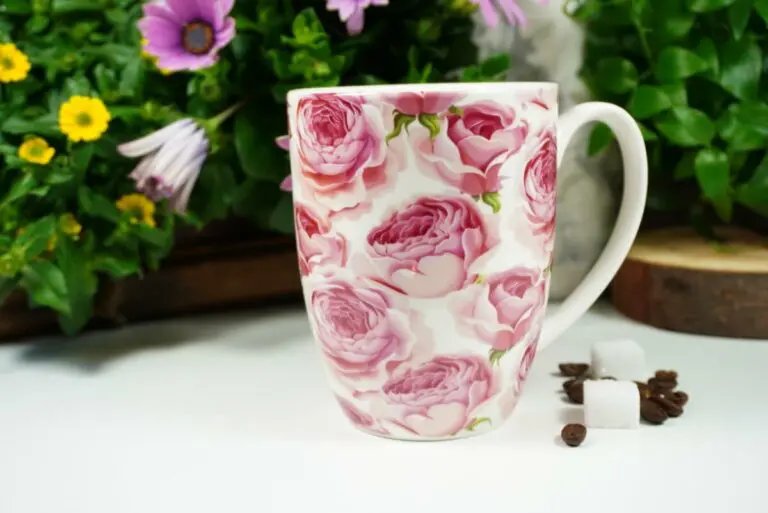 Wurm Henkelbecher Sprüche Kaffeetasse Rose
