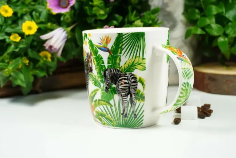 Wurm Henkelbecher Sprüche Kaffeetasse Zebra