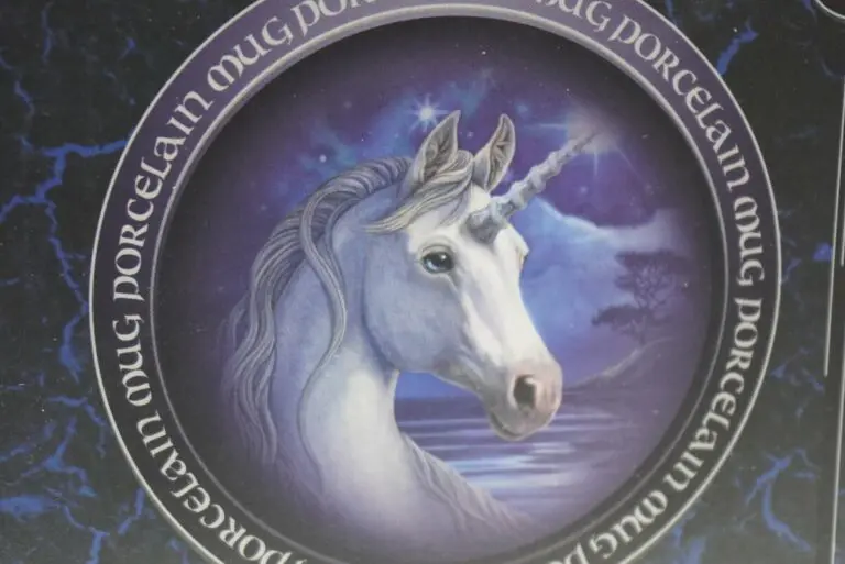Henkelbecher Sprüche Kaffeetasse Fantasy Einhorn von Lisa Parker