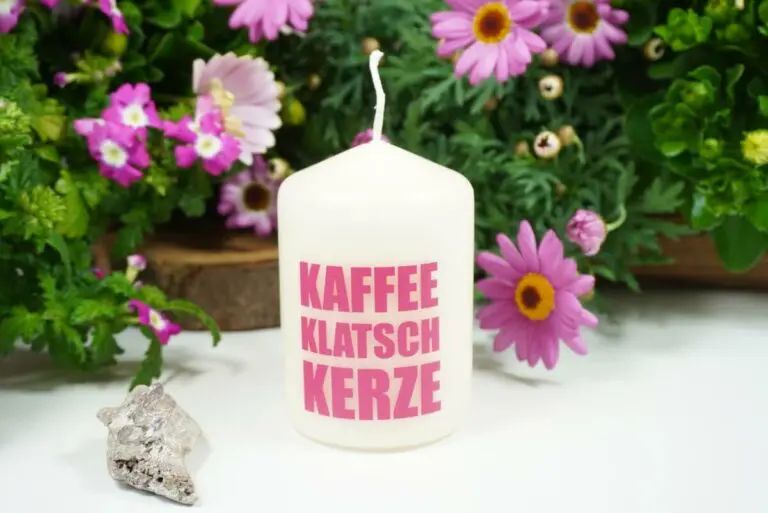 Kerzilein Kerze Flamme Kaffee Klatsch Kerze