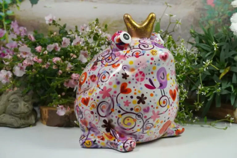 Pomme Pidou Spardose Money Bank Frosch Freddy Flower Pink