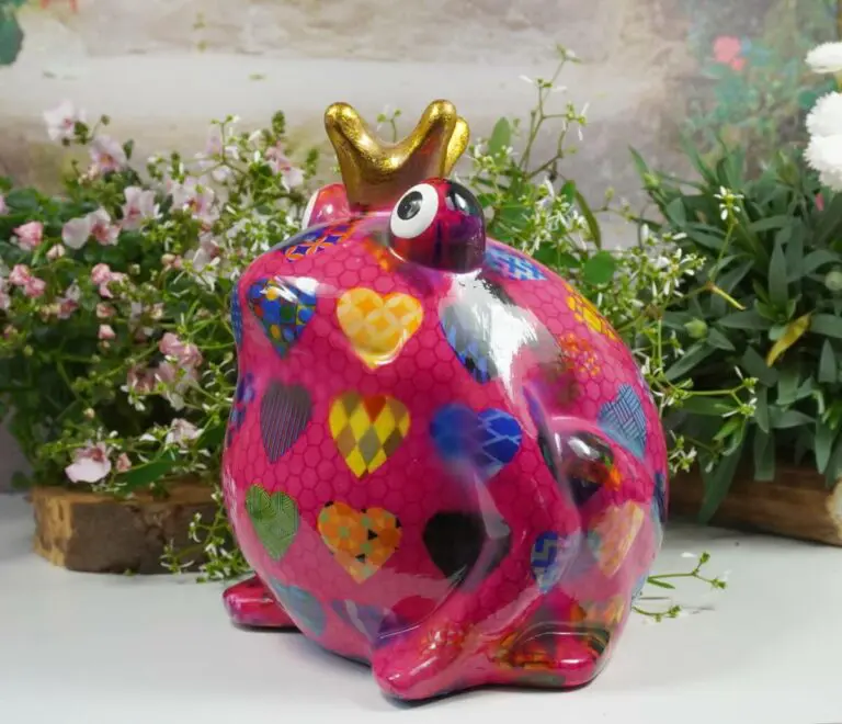 Pomme Pidou Spardose Money Bank Frosch Freddy Herzig