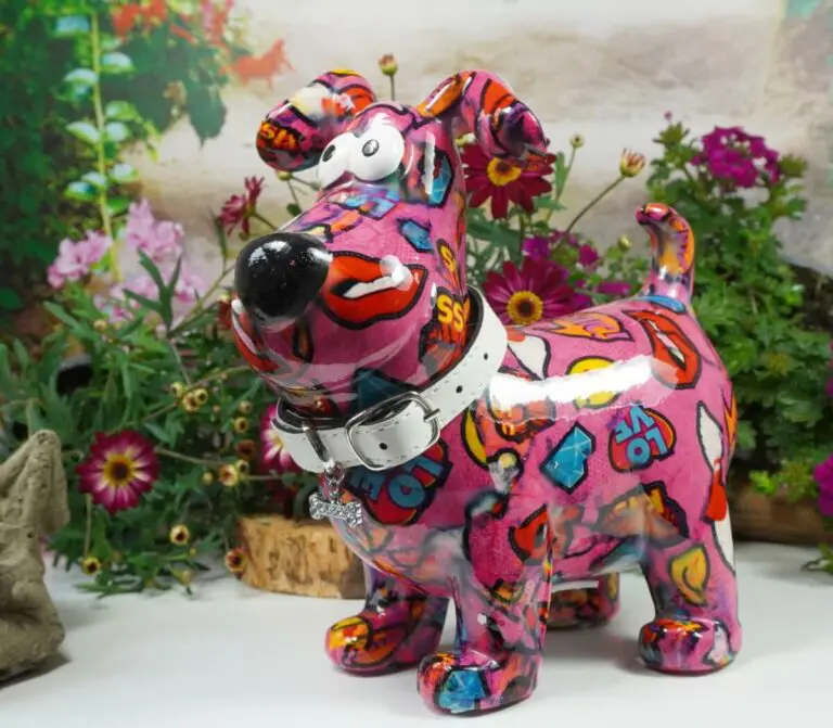 Pomme Pidou Spardose Money Bank Hugo Dog A Kiss