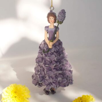 Deko Figur Blumenmädchen Fliedermädchen zum Hängen