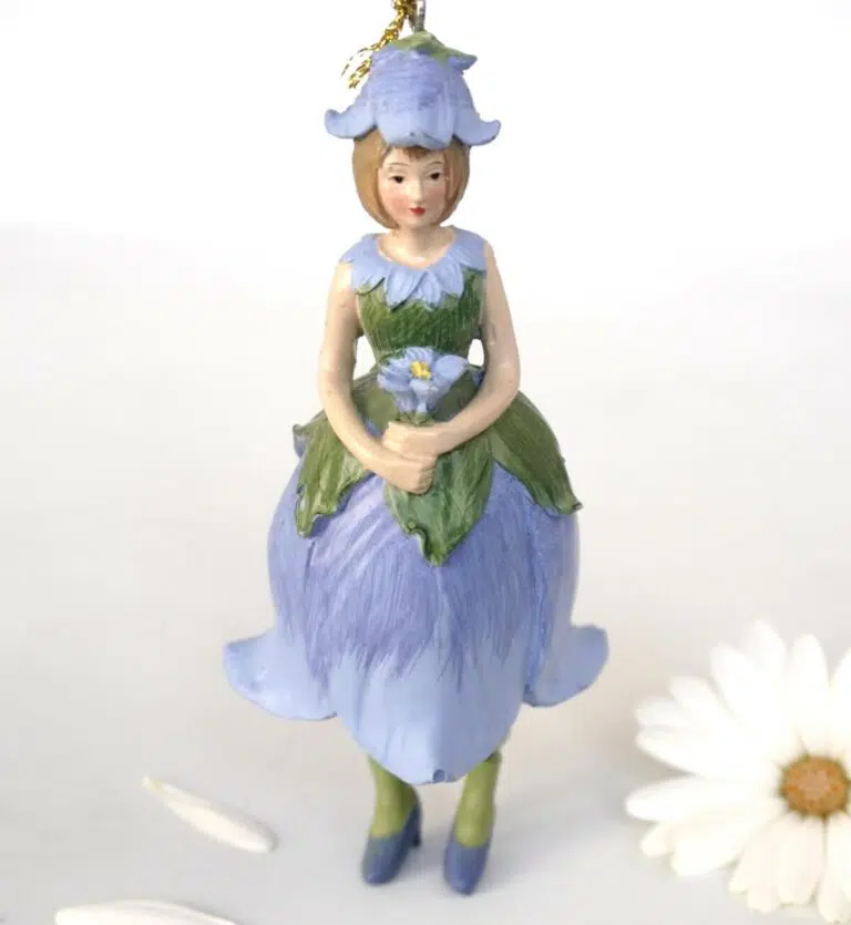 Deko Figur Blumenmädchen Glockenblumenmädchen zum Hängen