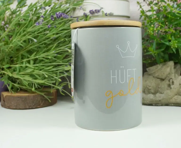Vorratsdose Keramikdose 1 L Hüftgold